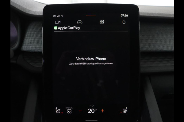 Polestar 2 Standard Range Single Motor 63kWh | SOH 89,1% | Elektrisch uitklapbare trekhaak | Achteruitrijcamera | Apple CarPlay | Stoelverwarming | Cruise control adaptief