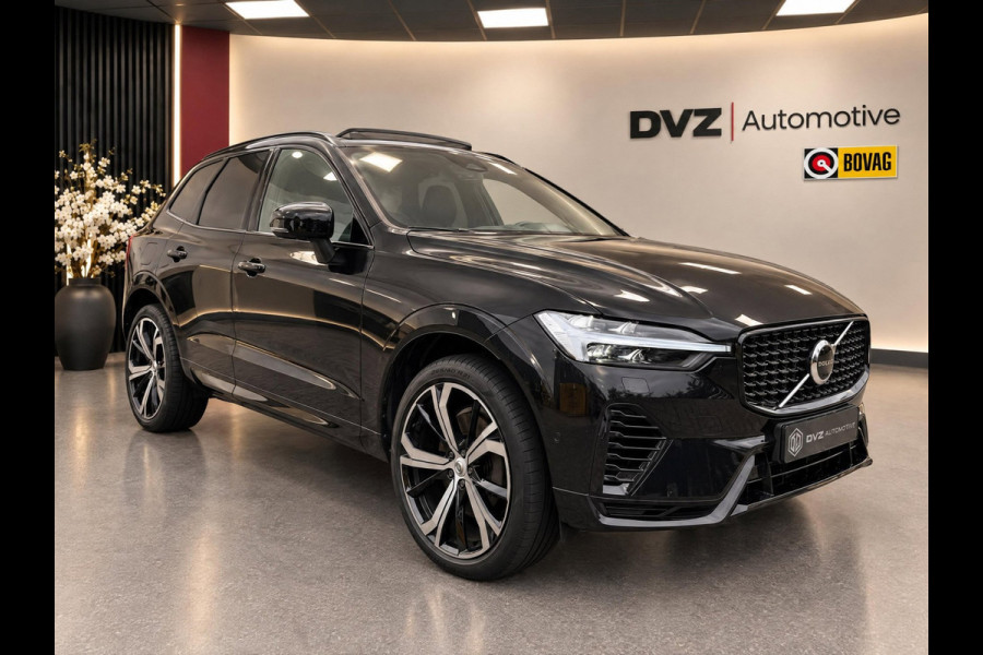 Volvo XC60 2.0 T8 PHEV 455PK AWD Plus Dark | SOH 97% | Pano | H/K Sound | Surround View | BTW