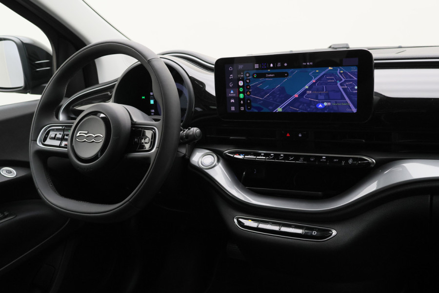 Fiat 500E Icon 42 kWh SOH 96,4%, Virtual Cockpit, Apple Carplay, Cruise, Rijstrooksensor, DAB, LED, 16''