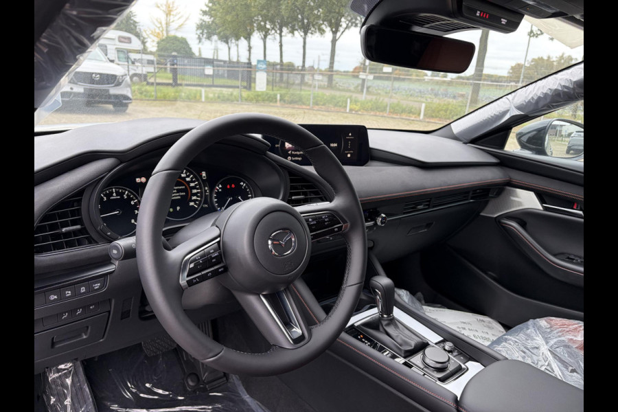 Mazda 3 2.5 e-SkyActiv-G M Hybrid 140 Nagisa | NIEUW TE REGISTREREN | AUTOMAAT | ELEK. STOELEN | STOELVERWARMING | ACHTERUITRIJCAMERA |