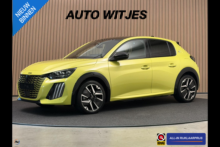 Peugeot e-208 EV 51 kWh | 156PK Aut. GT | Pano | LED | Alcantara | 360 Camera | Adapt. Cruise | Incl. garantie