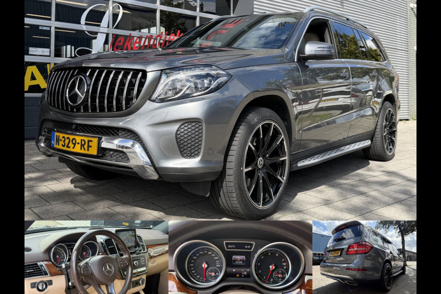 Mercedes-Benz GLS 400 4MATIC - Panorama-schuifdak I Navigatie I Leer I Airco I 7 Pers I 22 inch Sport velgen I LED I PDC I Enz....