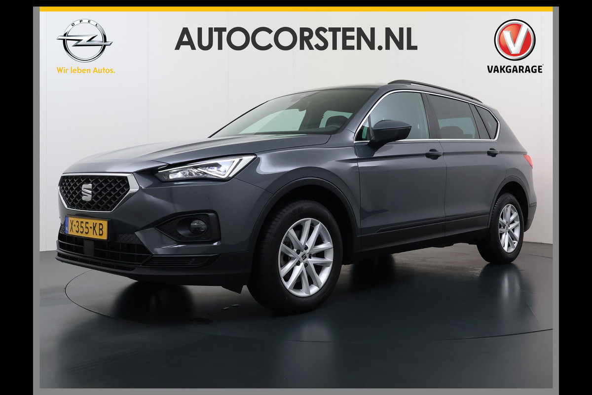 Seat Tarraco 1.5TSI 7-Persoons Adap.Cruise Camera Navi 3-Zone Ecc Virtual Cockpit Apple Carplay Android Auto Style Business Intense Bluetooth Lmv Isofix Full-Led DAB 3e Zitrij Draadloze telefoonlader Rijstrooksensor 1e Eigenaar Origineel Nederlandse Auto