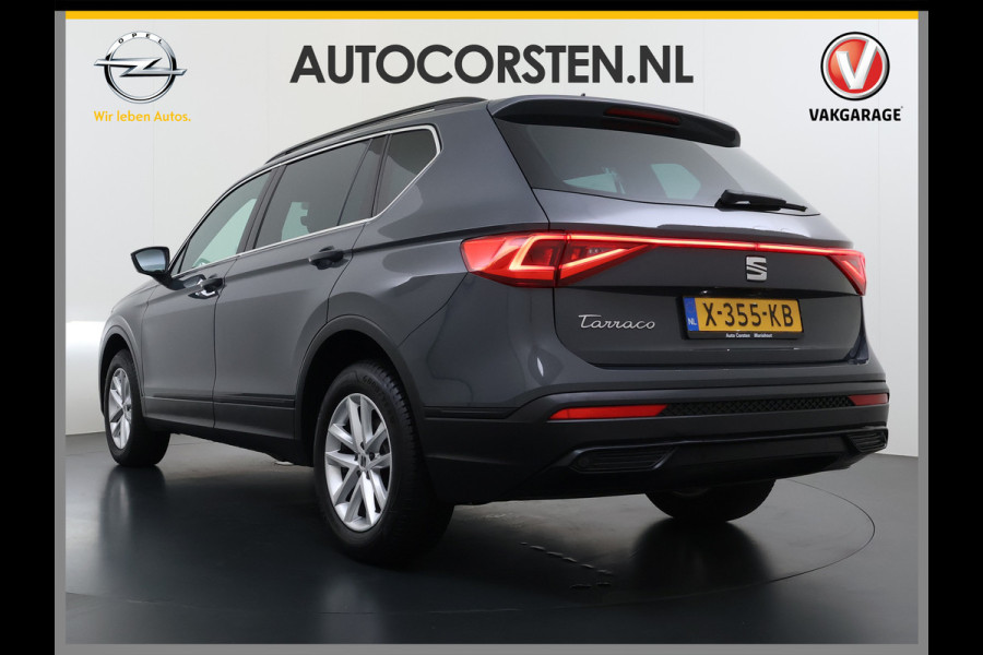 Seat Tarraco 1.5TSI 7-Persoons Adap.Cruise Camera Navi 3-Zone Ecc Virtual Cockpit Apple Carplay Android Auto Style Business Intense Bluetooth Lmv Isofix Full-Led DAB 3e Zitrij Draadloze telefoonlader Rijstrooksensor 1e Eigenaar Origineel Nederlandse Auto