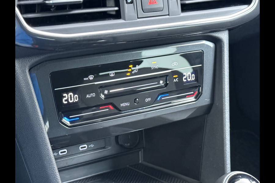 Seat Tarraco 1.5TSI 7-Persoons Adap.Cruise Camera Navi 3-Zone Ecc Virtual Cockpit Apple Carplay Android Auto Style Business Intense Bluetooth Lmv Isofix Full-Led DAB 3e Zitrij Draadloze telefoonlader Rijstrooksensor 1e Eigenaar Origineel Nederlandse Auto