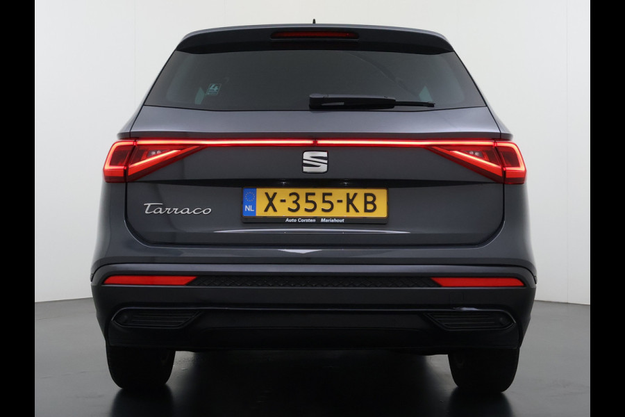 Seat Tarraco 1.5TSI 7-Persoons Adap.Cruise Camera Navi 3-Zone Ecc Virtual Cockpit Apple Carplay Android Auto Style Business Intense Bluetooth Lmv Isofix Full-Led DAB 3e Zitrij Draadloze telefoonlader Rijstrooksensor 1e Eigenaar Origineel Nederlandse Auto
