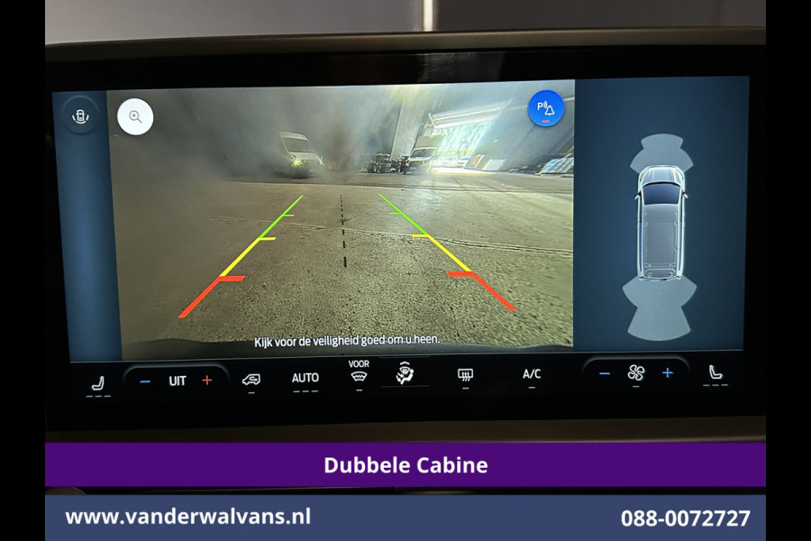 Ford Transit Custom 2.0 TDCI 170pk Automaat L2H1 Dubbele Cabine Euro6 Airco | 6-Zits | Camera | LED | Apple Carplay | Cruisecontrol | Stoelverwarmin Android Auto, Verwarmde voorruit, Parkeersensoren, Bijrijdersbank, 2740kg trekvermogen