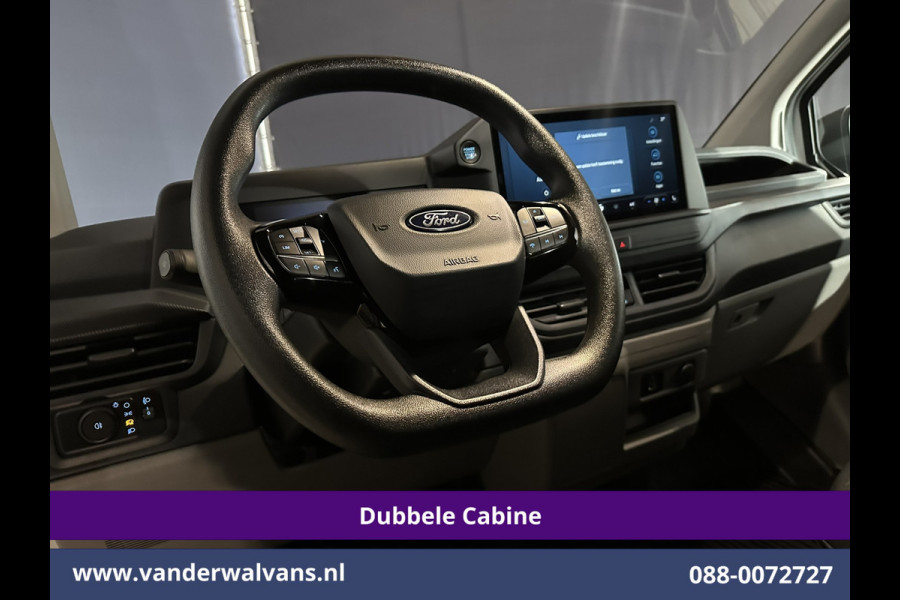 Ford Transit Custom 2.0 TDCI 170pk Automaat L2H1 Dubbele Cabine Euro6 Airco | 6-Zits | Camera | LED | Apple Carplay | Cruisecontrol | Stoelverwarmin Android Auto, Verwarmde voorruit, Parkeersensoren, Bijrijdersbank, 2740kg trekvermogen