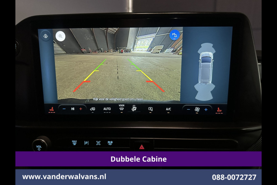 Ford Transit Custom 2.0 TDCI L2H1 Dubbele Cabine Euro6 Airco | 6-Zits | Camera | Navigatie | LED | Apple Carplay | Cruisecontrol Android Auto, Verwarmde voorruit, Stoelverwarming, Parkeersensoren, Bijrijdersbank