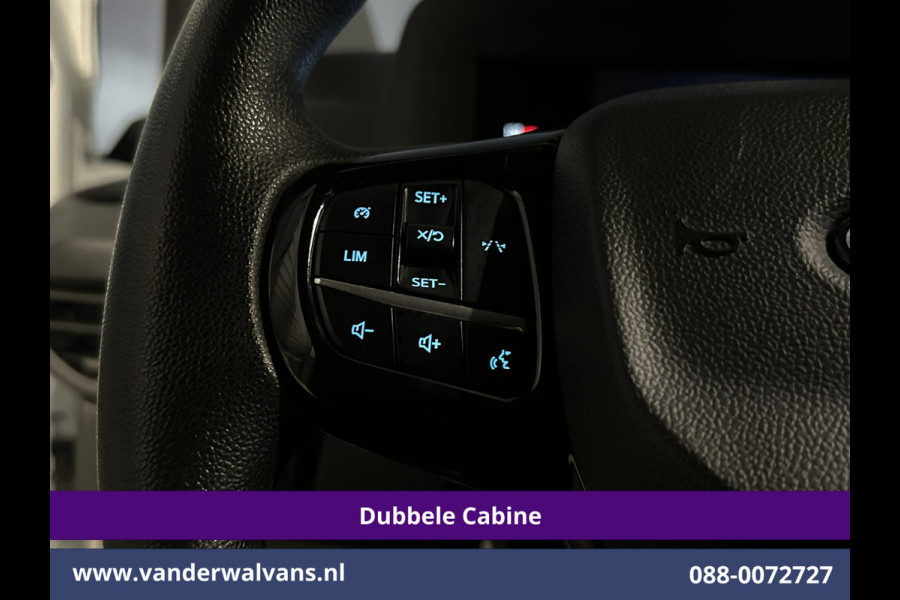 Ford Transit Custom 2.0 TDCI L2H1 Dubbele Cabine Euro6 Airco | 6-Zits | Camera | Navigatie | LED | Apple Carplay | Cruisecontrol Android Auto, Verwarmde voorruit, Stoelverwarming, Parkeersensoren, Bijrijdersbank