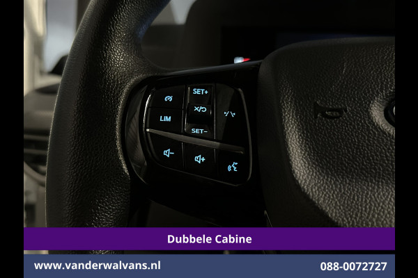 Ford Transit Custom 2.0 TDCI L2H1 Dubbele Cabine Euro6 Airco | 6-Zits | Camera | Navigatie | LED | Apple Carplay | Cruisecontrol Android Auto, Verwarmde voorruit, Stoelverwarming, Parkeersensoren, Bijrijdersbank