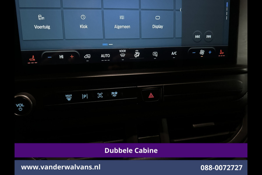 Ford Transit Custom 2.0 TDCI L2H1 Dubbele Cabine Euro6 Airco | 6-Zits | Camera | Navigatie | LED | Apple Carplay | Cruisecontrol Android Auto, Verwarmde voorruit, Stoelverwarming, Parkeersensoren, Bijrijdersbank