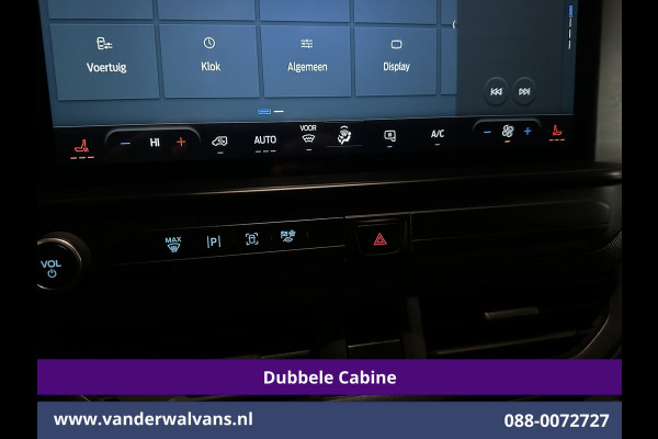 Ford Transit Custom 2.0 TDCI L2H1 Dubbele Cabine Euro6 Airco | 6-Zits | Camera | Navigatie | LED | Apple Carplay | Cruisecontrol Android Auto, Verwarmde voorruit, Stoelverwarming, Parkeersensoren, Bijrijdersbank