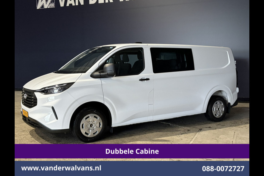 Ford Transit Custom 2.0 TDCI L2H1 Dubbele Cabine Euro6 Airco | 6-Zits | Camera | Navigatie | LED | Apple Carplay | Cruisecontrol Android Auto, Verwarmde voorruit, Stoelverwarming, Parkeersensoren, Bijrijdersbank