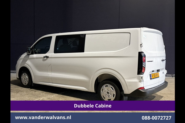 Ford Transit Custom 2.0 TDCI L2H1 Dubbele Cabine Euro6 Airco | 6-Zits | Camera | Navigatie | LED | Apple Carplay | Cruisecontrol Android Auto, Verwarmde voorruit, Stoelverwarming, Parkeersensoren, Bijrijdersbank