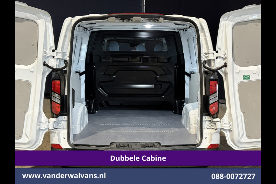 Ford Transit Custom 2.0 TDCI L2H1 Dubbele Cabine Euro6 Airco | 6-Zits | Camera | Navigatie | LED | Apple Carplay | Cruisecontrol Android Auto, Verwarmde voorruit, Stoelverwarming, Parkeersensoren, Bijrijdersbank
