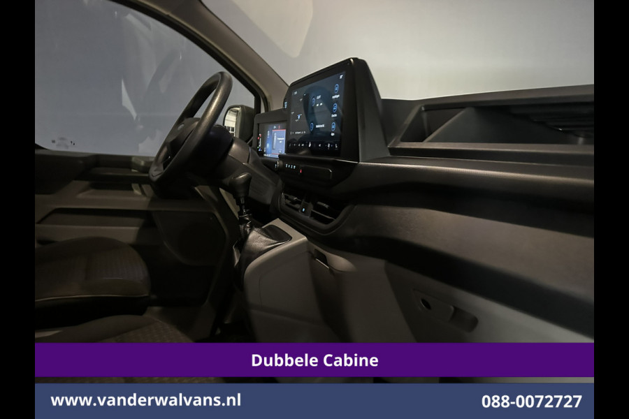 Ford Transit Custom 2.0 TDCI L2H1 Dubbele Cabine Euro6 Airco | 6-Zits | Camera | Navigatie | LED | Apple Carplay | Cruisecontrol Android Auto, Verwarmde voorruit, Stoelverwarming, Parkeersensoren, Bijrijdersbank