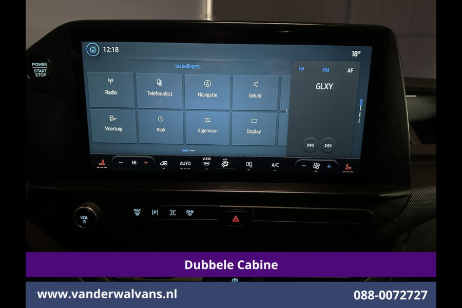 Ford Transit Custom 2.0 TDCI L2H1 Dubbele Cabine Euro6 Airco | 6-Zits | Camera | Navigatie | LED | Apple Carplay | Cruisecontrol Android Auto, Verwarmde voorruit, Stoelverwarming, Parkeersensoren, Bijrijdersbank