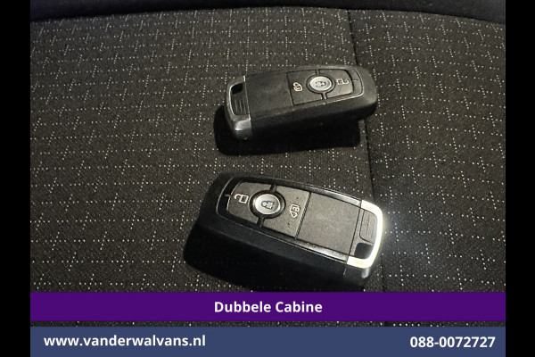 Ford Transit Custom 2.0 TDCI L2H1 Dubbele Cabine Euro6 Airco | 6-Zits | Camera | Navigatie | LED | Apple Carplay | Cruisecontrol Android Auto, Verwarmde voorruit, Stoelverwarming, Parkeersensoren, Bijrijdersbank