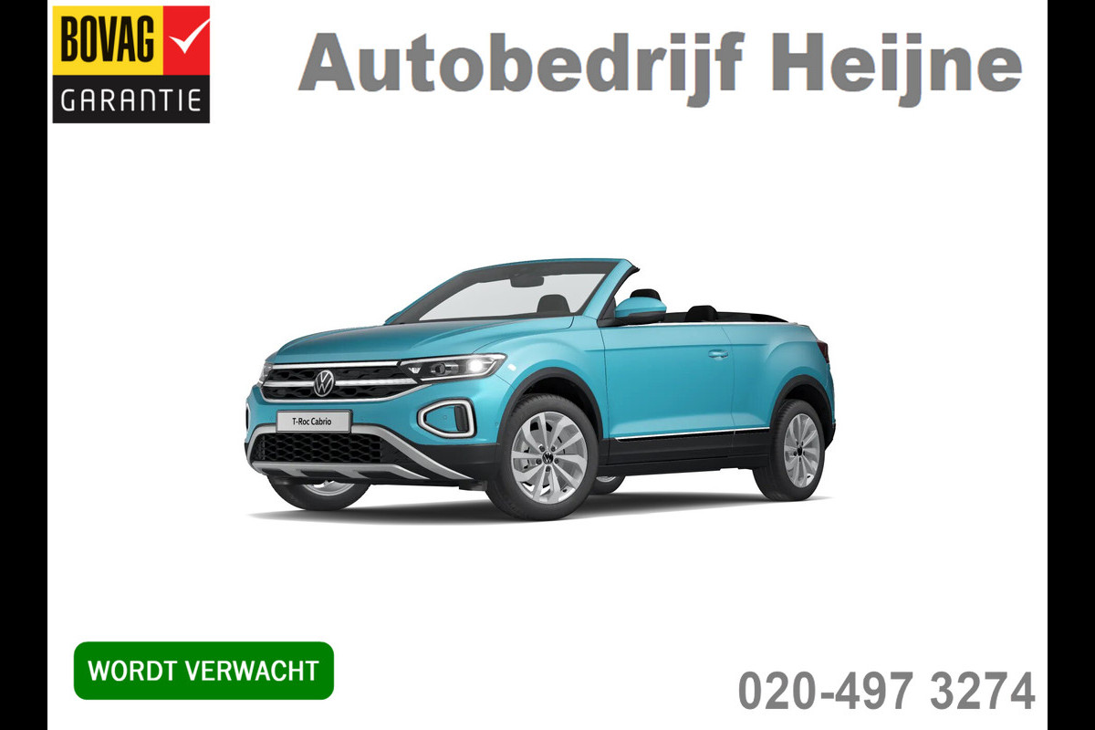Volkswagen T-Roc Cabrio TSI 110PK STYLE NAVI/LED/TREKHAAK
