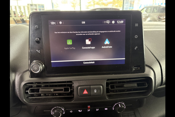 Opel Combo 1.5D L2H1 Airco - Apple carplay - Parkeersensoren - Navigatie - Tussenschot volledig - Zijschuifdeur rechts - Licht metalen velgen 16 inch - Radio - Start/stop systeem - Bluetooth - Cruise control - Elektrische ramen - stuur multifunctioneel - Centrale vergrendeling met afstandsbediening