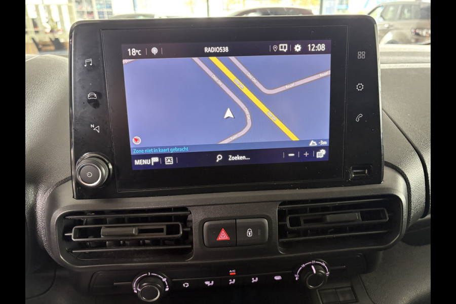 Opel Combo 1.5D L2H1 Airco - Apple carplay - Parkeersensoren - Navigatie - Tussenschot volledig - Zijschuifdeur rechts - Licht metalen velgen 16 inch - Radio - Start/stop systeem - Bluetooth - Cruise control - Elektrische ramen - stuur multifunctioneel - Centrale vergrendeling met afstandsbediening