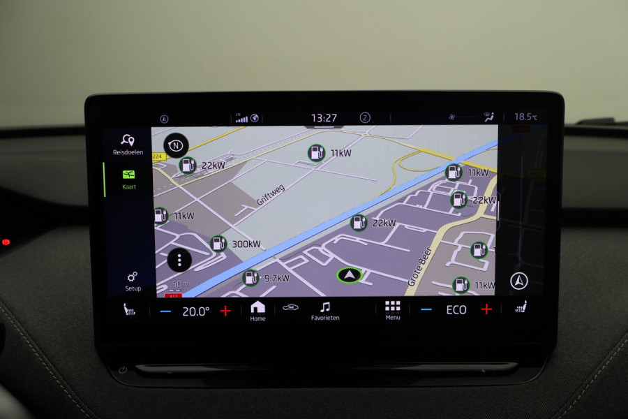 Škoda ENYAQ iV 80 SOH 96,4%, ACC, Dodehoeksensor, Camera, Stuur-/Stoelverwarming, Apple Carplay, PDC