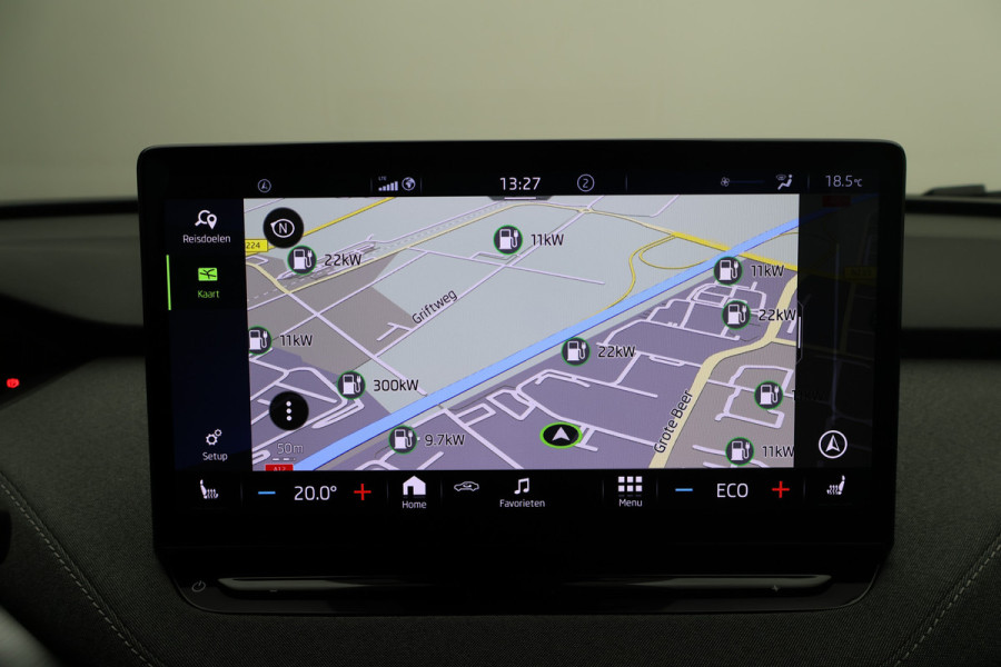 Škoda ENYAQ iV 80 SOH 96,4%, ACC, Dodehoeksensor, Camera, Stuur-/Stoelverwarming, Apple Carplay, PDC
