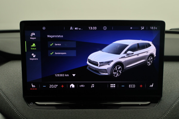 Škoda ENYAQ iV 80 SOH 96,4%, ACC, Dodehoeksensor, Camera, Stuur-/Stoelverwarming, Apple Carplay, PDC