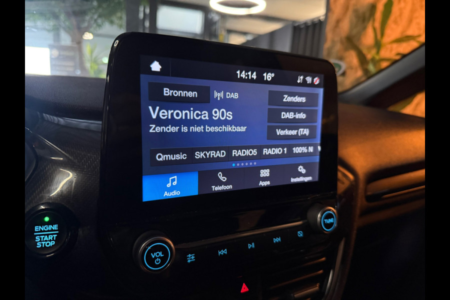 Ford Fiesta 1.0 EcoBoost 140PK ST-Line Garantie|LED|Cruise|Lane|Keyless|Clima|DAB|PDC|Rijklaar