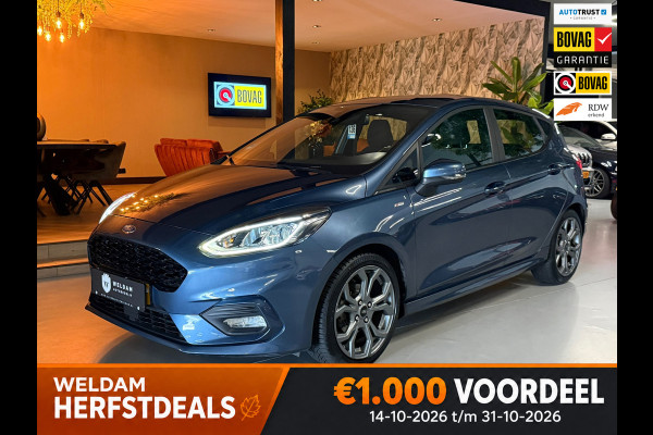 Ford Fiesta 1.0 EcoBoost 140PK ST-Line Garantie|LED|Cruise|Lane|Keyless|Clima|DAB|PDC|Rijklaar