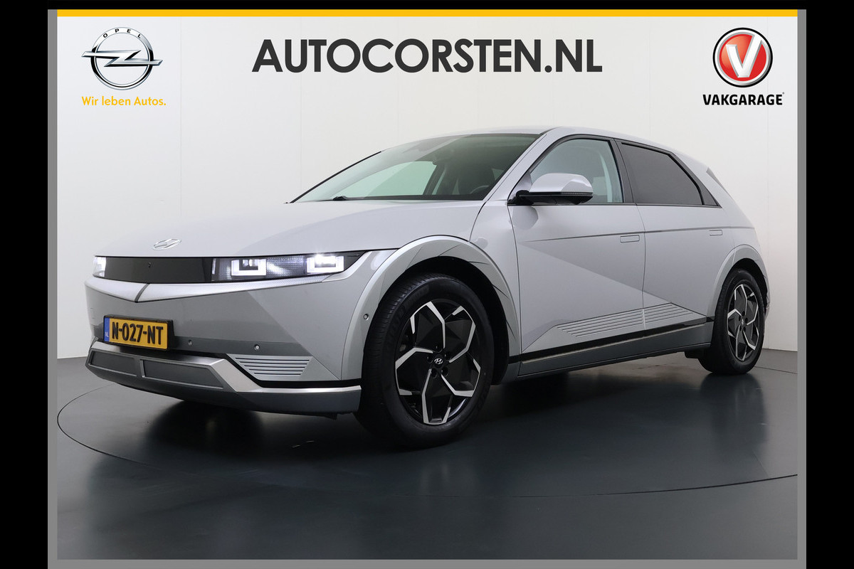Hyundai IONIQ 5 Lounge 73kWh SOH 96% Leder Trekhaak Adap.Cruise Bose®-Audio Warmtepomp Elek.Stoelen+Memory Head-Up Display 360°Camera Stoel+Stuu Apple Carplay Android Auto Elek.Achterklep Ecc Privacy Glas Lmv 19" DAB Regen-Lichtsensor 1.600KG Trekgewicht 1e Eigenaar Origineel Nederlandse Auto