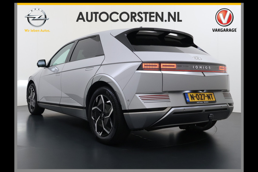 Hyundai IONIQ 5 Lounge 73kWh SOH 96% Leder Trekhaak Adap.Cruise Bose®-Audio Warmtepomp Elek.Stoelen+Memory Head-Up Display 360°Camera Stoel+Stuu Apple Carplay Android Auto Elek.Achterklep Ecc Privacy Glas Lmv 19" DAB Regen-Lichtsensor 1.600KG Trekgewicht 1e Eigenaar Origineel Nederlandse Auto
