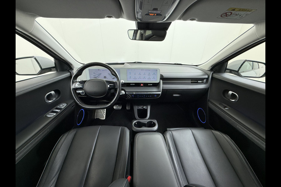 Hyundai IONIQ 5 Lounge 73kWh SOH 96% Leder Trekhaak Adap.Cruise Bose®-Audio Warmtepomp Elek.Stoelen+Memory Head-Up Display 360°Camera Stoel+Stuu Apple Carplay Android Auto Elek.Achterklep Ecc Privacy Glas Lmv 19" DAB Regen-Lichtsensor 1.600KG Trekgewicht 1e Eigenaar Origineel Nederlandse Auto