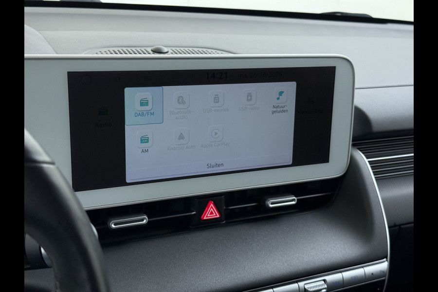 Hyundai IONIQ 5 Lounge 73kWh SOH 96% Leder Trekhaak Adap.Cruise Bose®-Audio Warmtepomp Elek.Stoelen+Memory Head-Up Display 360°Camera Stoel+Stuu Apple Carplay Android Auto Elek.Achterklep Ecc Privacy Glas Lmv 19" DAB Regen-Lichtsensor 1.600KG Trekgewicht 1e Eigenaar Origineel Nederlandse Auto