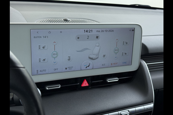 Hyundai IONIQ 5 Lounge 73kWh SOH 96% Leder Trekhaak Adap.Cruise Bose®-Audio Warmtepomp Elek.Stoelen+Memory Head-Up Display 360°Camera Stoel+Stuu Apple Carplay Android Auto Elek.Achterklep Ecc Privacy Glas Lmv 19" DAB Regen-Lichtsensor 1.600KG Trekgewicht 1e Eigenaar Origineel Nederlandse Auto