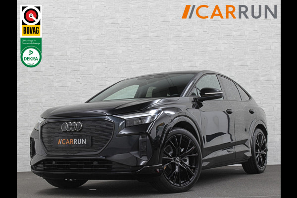 Audi Q4 Sportback e-tron 40 S-Line 77 kWh | #RS-Leder | Sportstoelen | Carbon | ACC | Drive Select | Sfeerverlichting | 3-Zone Clima | Getint Glas | Black-Optic | Stoelverwarming | MMI+ | Sportstuur | Lane Assist |