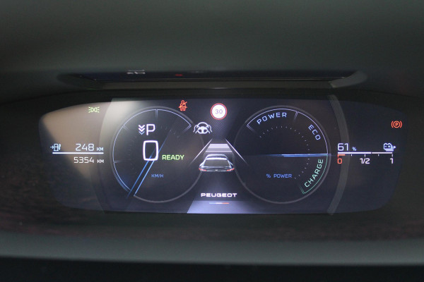 Peugeot e-408 GT AVANTAGE 58 kWh | PANORAMA SCHUIF/KANTEL DAK | WARMTEPOMP | HIFI PACK: (DRAADLOZE TELEFOONLADER, FOCAL PREMIUM HIFI SYSTEEM MET 10 SPEAKERS) | 360 VISION & DRIVE ASSIST PLUS PACK: (360° CAMERA MET 4 HD CAMERA'S, CLEAN CABIN,3D NAVIGATIE SYSTEEM) |  ELEKTRISCH VERSTELBARE VOORSTOELEN MET MASSAGE FUNCTIE EN STOELVERWARMING | BEKLEDING ALCANTARA/KUNSTLEDER | DRAADLOZE APPLE CARPLAY/ANDROID AUTO | 19" LICHTMETALEN VELGEN "GRAPHITE" | LED MATRIX KOPLAMPEN | DONKERE HEMELBEKLEDING | SFEER VERLICHTING | ELEKTRISCH BEDIENBARE ACHTERKLEP | PACK DRIVE PLUS PACK: (PACK SAFETY,