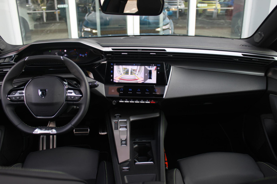 Peugeot e-408 GT AVANTAGE 58 kWh | PANORAMA SCHUIF/KANTEL DAK | WARMTEPOMP | HIFI PACK: (DRAADLOZE TELEFOONLADER, FOCAL PREMIUM HIFI SYSTEEM MET 10 SPEAKERS) | 360 VISION & DRIVE ASSIST PLUS PACK: (360° CAMERA MET 4 HD CAMERA'S, CLEAN CABIN,3D NAVIGATIE SYSTEEM) |  ELEKTRISCH VERSTELBARE VOORSTOELEN MET MASSAGE FUNCTIE EN STOELVERWARMING | BEKLEDING ALCANTARA/KUNSTLEDER | DRAADLOZE APPLE CARPLAY/ANDROID AUTO | 19" LICHTMETALEN VELGEN "GRAPHITE" | LED MATRIX KOPLAMPEN | DONKERE HEMELBEKLEDING | SFEER VERLICHTING | ELEKTRISCH BEDIENBARE ACHTERKLEP | PACK DRIVE PLUS PACK: (PACK SAFETY,