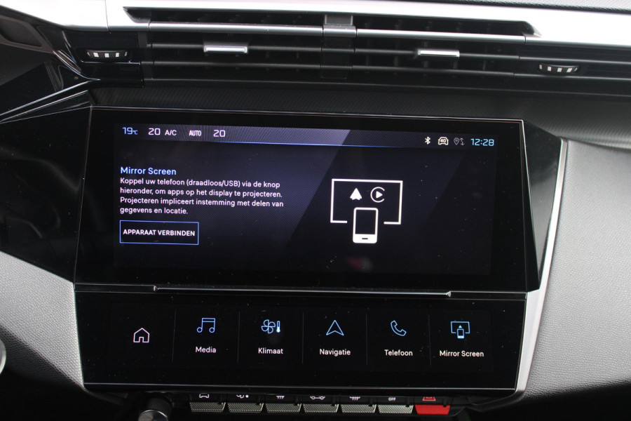 Peugeot e-408 GT AVANTAGE 58 kWh | PANORAMA SCHUIF/KANTEL DAK | WARMTEPOMP | HIFI PACK: (DRAADLOZE TELEFOONLADER, FOCAL PREMIUM HIFI SYSTEEM MET 10 SPEAKERS) | 360 VISION & DRIVE ASSIST PLUS PACK: (360° CAMERA MET 4 HD CAMERA'S, CLEAN CABIN,3D NAVIGATIE SYSTEEM) |  ELEKTRISCH VERSTELBARE VOORSTOELEN MET MASSAGE FUNCTIE EN STOELVERWARMING | BEKLEDING ALCANTARA/KUNSTLEDER | DRAADLOZE APPLE CARPLAY/ANDROID AUTO | 19" LICHTMETALEN VELGEN "GRAPHITE" | LED MATRIX KOPLAMPEN | DONKERE HEMELBEKLEDING | SFEER VERLICHTING | ELEKTRISCH BEDIENBARE ACHTERKLEP | PACK DRIVE PLUS PACK: (PACK SAFETY,