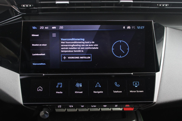 Peugeot e-408 GT AVANTAGE 58 kWh | PANORAMA SCHUIF/KANTEL DAK | WARMTEPOMP | HIFI PACK: (DRAADLOZE TELEFOONLADER, FOCAL PREMIUM HIFI SYSTEEM MET 10 SPEAKERS) | 360 VISION & DRIVE ASSIST PLUS PACK: (360° CAMERA MET 4 HD CAMERA'S, CLEAN CABIN,3D NAVIGATIE SYSTEEM) |  ELEKTRISCH VERSTELBARE VOORSTOELEN MET MASSAGE FUNCTIE EN STOELVERWARMING | BEKLEDING ALCANTARA/KUNSTLEDER | DRAADLOZE APPLE CARPLAY/ANDROID AUTO | 19" LICHTMETALEN VELGEN "GRAPHITE" | LED MATRIX KOPLAMPEN | DONKERE HEMELBEKLEDING | SFEER VERLICHTING | ELEKTRISCH BEDIENBARE ACHTERKLEP | PACK DRIVE PLUS PACK: (PACK SAFETY,