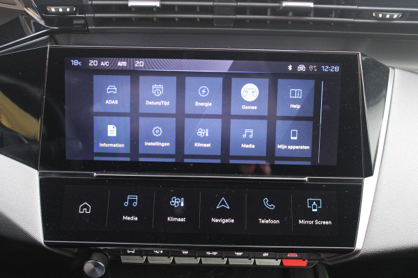 Peugeot e-408 GT AVANTAGE 58 kWh | PANORAMA SCHUIF/KANTEL DAK | WARMTEPOMP | HIFI PACK: (DRAADLOZE TELEFOONLADER, FOCAL PREMIUM HIFI SYSTEEM MET 10 SPEAKERS) | 360 VISION & DRIVE ASSIST PLUS PACK: (360° CAMERA MET 4 HD CAMERA'S, CLEAN CABIN,3D NAVIGATIE SYSTEEM) |  ELEKTRISCH VERSTELBARE VOORSTOELEN MET MASSAGE FUNCTIE EN STOELVERWARMING | BEKLEDING ALCANTARA/KUNSTLEDER | DRAADLOZE APPLE CARPLAY/ANDROID AUTO | 19" LICHTMETALEN VELGEN "GRAPHITE" | LED MATRIX KOPLAMPEN | DONKERE HEMELBEKLEDING | SFEER VERLICHTING | ELEKTRISCH BEDIENBARE ACHTERKLEP | PACK DRIVE PLUS PACK: (PACK SAFETY,