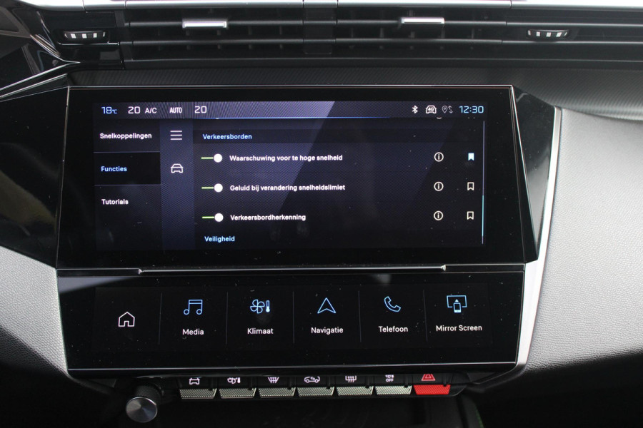 Peugeot e-408 GT AVANTAGE 58 kWh | PANORAMA SCHUIF/KANTEL DAK | WARMTEPOMP | HIFI PACK: (DRAADLOZE TELEFOONLADER, FOCAL PREMIUM HIFI SYSTEEM MET 10 SPEAKERS) | 360 VISION & DRIVE ASSIST PLUS PACK: (360° CAMERA MET 4 HD CAMERA'S, CLEAN CABIN,3D NAVIGATIE SYSTEEM) |  ELEKTRISCH VERSTELBARE VOORSTOELEN MET MASSAGE FUNCTIE EN STOELVERWARMING | BEKLEDING ALCANTARA/KUNSTLEDER | DRAADLOZE APPLE CARPLAY/ANDROID AUTO | 19" LICHTMETALEN VELGEN "GRAPHITE" | LED MATRIX KOPLAMPEN | DONKERE HEMELBEKLEDING | SFEER VERLICHTING | ELEKTRISCH BEDIENBARE ACHTERKLEP | PACK DRIVE PLUS PACK: (PACK SAFETY,