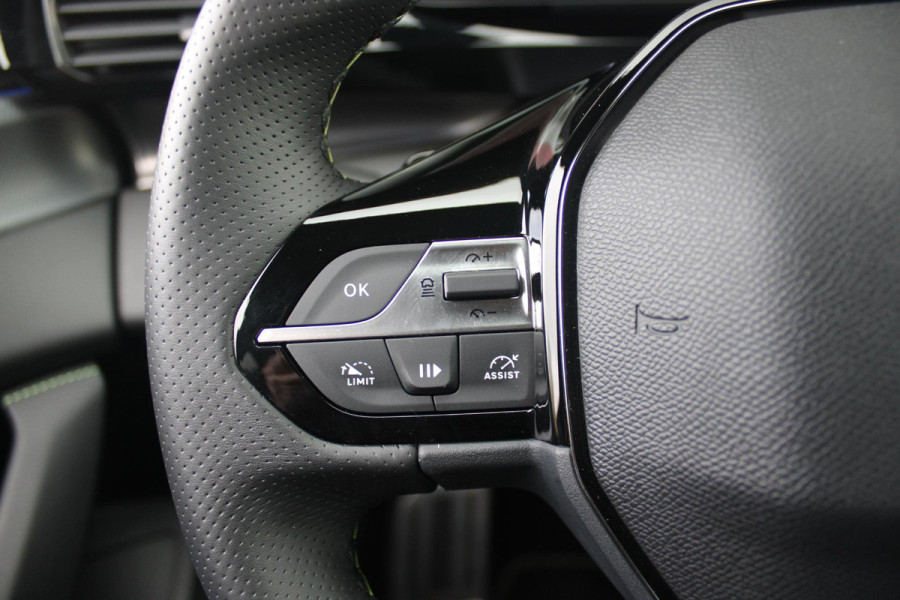 Peugeot e-408 GT AVANTAGE 58 kWh | PANORAMA SCHUIF/KANTEL DAK | WARMTEPOMP | HIFI PACK: (DRAADLOZE TELEFOONLADER, FOCAL PREMIUM HIFI SYSTEEM MET 10 SPEAKERS) | 360 VISION & DRIVE ASSIST PLUS PACK: (360° CAMERA MET 4 HD CAMERA'S, CLEAN CABIN,3D NAVIGATIE SYSTEEM) |  ELEKTRISCH VERSTELBARE VOORSTOELEN MET MASSAGE FUNCTIE EN STOELVERWARMING | BEKLEDING ALCANTARA/KUNSTLEDER | DRAADLOZE APPLE CARPLAY/ANDROID AUTO | 19" LICHTMETALEN VELGEN "GRAPHITE" | LED MATRIX KOPLAMPEN | DONKERE HEMELBEKLEDING | SFEER VERLICHTING | ELEKTRISCH BEDIENBARE ACHTERKLEP | PACK DRIVE PLUS PACK: (PACK SAFETY,