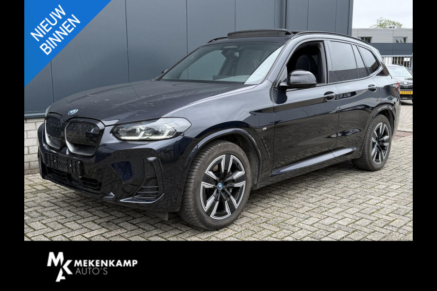 BMW iX3 Executive M Sport 80 kWh 19"/SOH 99,9%/Panoramadak/Leder + memory/Stoelverwarming/Dodehoek/Elektrische klep/Camera/Adaptieve cruise/Apple Carplay & Android Auto