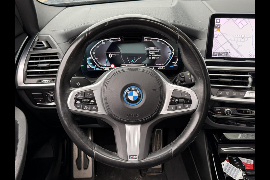 BMW iX3 Executive M Sport 80 kWh 19"/SOH 99,9%/Panoramadak/Leder + memory/Stoelverwarming/Dodehoek/Elektrische klep/Camera/Adaptieve cruise/Apple Carplay & Android Auto