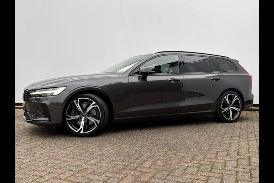 Volvo V60 2.0 T6 PHEV AWD Plus Dark Elek.Trekhaak HK Leer 360° Stoelverw+Ventilatie VOL!