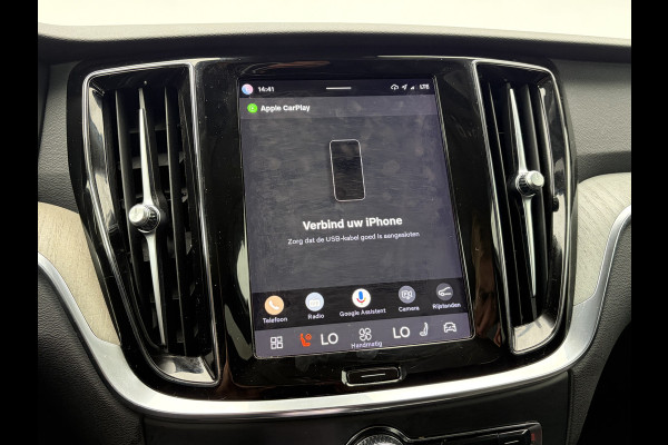 Volvo V60 2.0 T6 PHEV AWD Plus Dark Elek.Trekhaak HK Leer 360° Stoelverw+Ventilatie VOL!