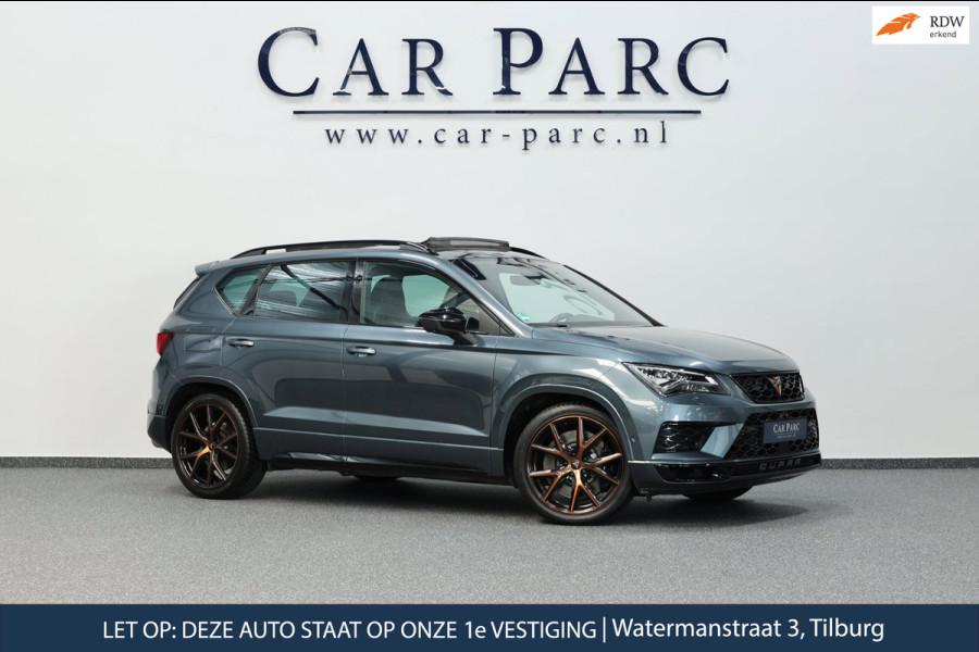 CUPRA Ateca 2.0 TSI 4DRIVE 300+PK LED/VIRTUAL/SFEER/BEATS/PANO/KUIP+ALCANTARA+S.VERWARMING/19" LMV/CAM/ACC/ECC/12 MDN GARANTIE!