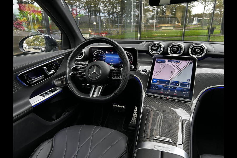 Mercedes-Benz GLC 400e AMG 4Matic // Luchtvering // Achteras besturing // Headup // Trekhaak // Memory // Burmester // 360 Camera // Keyless